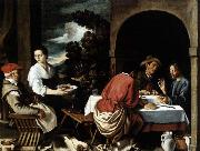 ORRENTE, Pedro The Supper at Emmaus oil painting on canvas